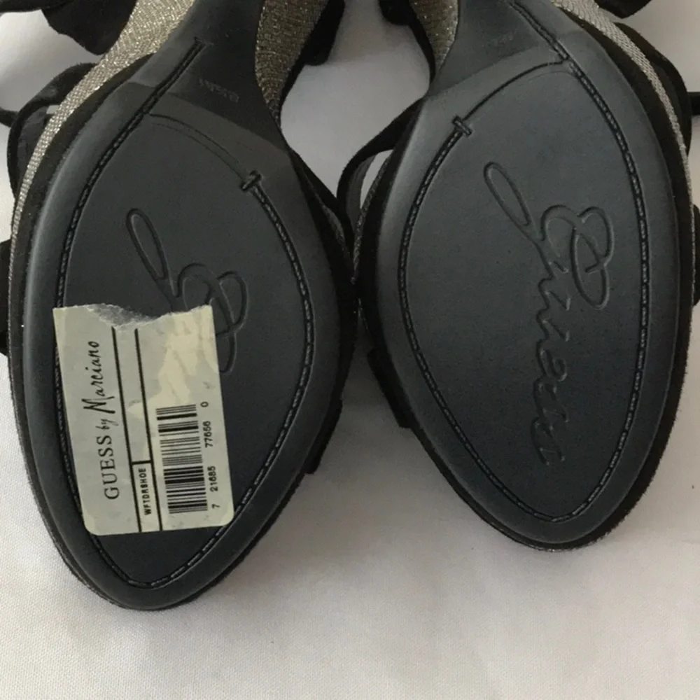 NEW GUESS JOYAN BLACK SHOES SZ 8.5